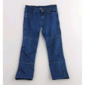 Draggin Jeans Womens Vintage Paded Motorcycle Tag Size 10 Made In USA Biker